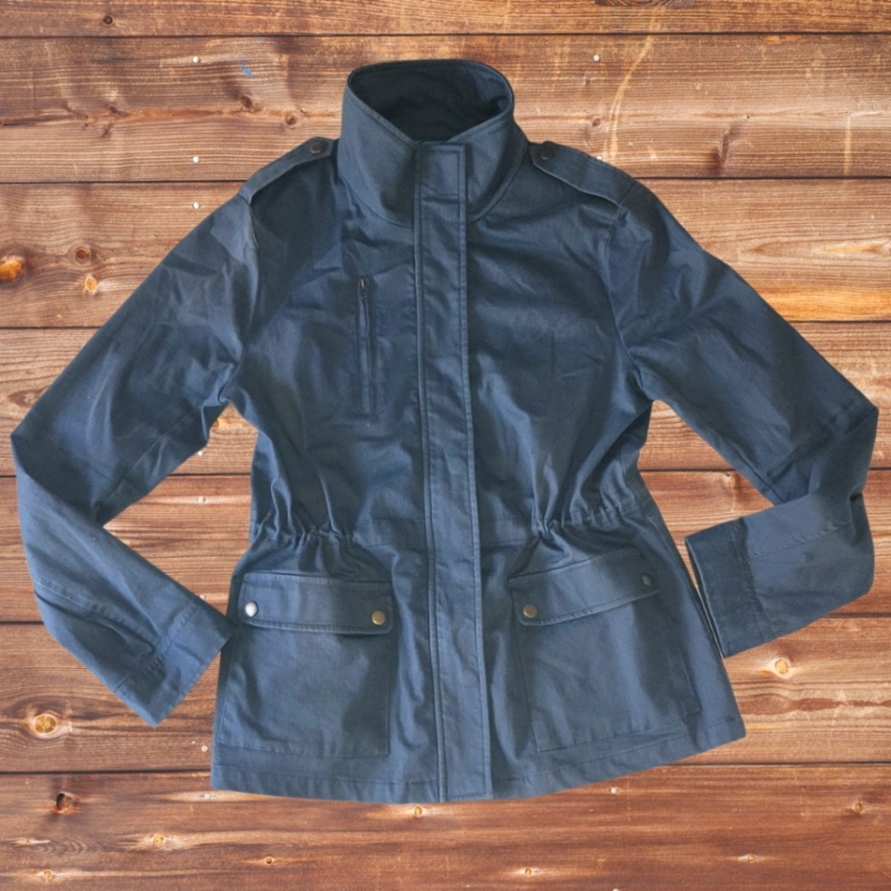 Blue Grey Utility Jacket